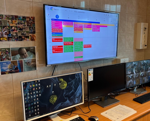 Betegmegfigyelő kamera és monitor rendszer - Orvosi pult távolról